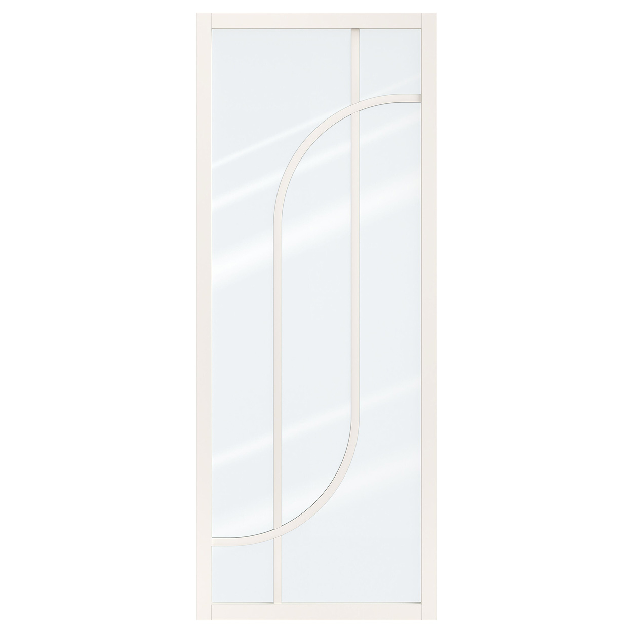 Binnendeur Skantrae SSL 14617 Blank Glas Wit Gelakt